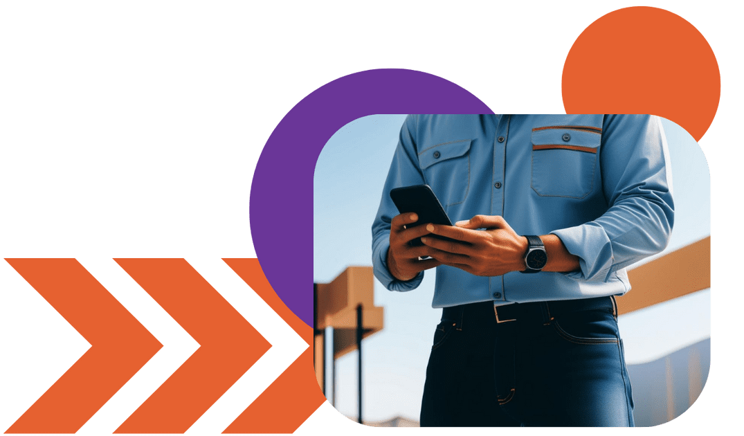 Contractor ordering parts delivery with SpeedyMEP app